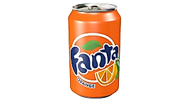 fanta portakal aromalı gazlı içeçek 330ml