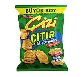 ÇİZİ ÇITIR BÜYÜK BOY PEYNİR SOĞAN AROMALI KRAKER