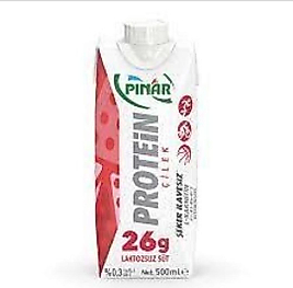 Pınar Protein Çilek Aromalı Süt 500 ml