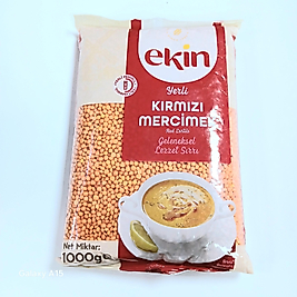 ekin kırmızı mercimek 1000g