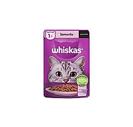 whiskas somonlu kedi maması