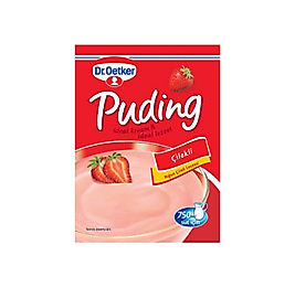 Dr oetker puding çilek