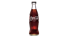 coca cola cam şişe