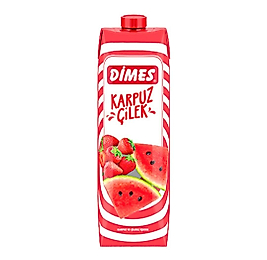 Dimes karpuz cilek aromali meyve suyu 1litre